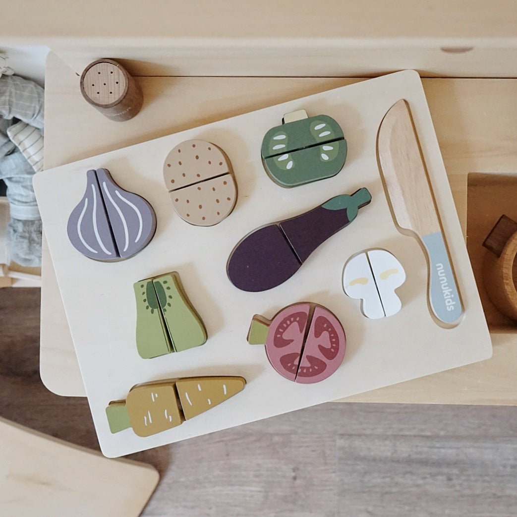 Gemüse Schneiden Und Spielen Haus Spielzeug Puzzles Puzzle Holz Spielzeug