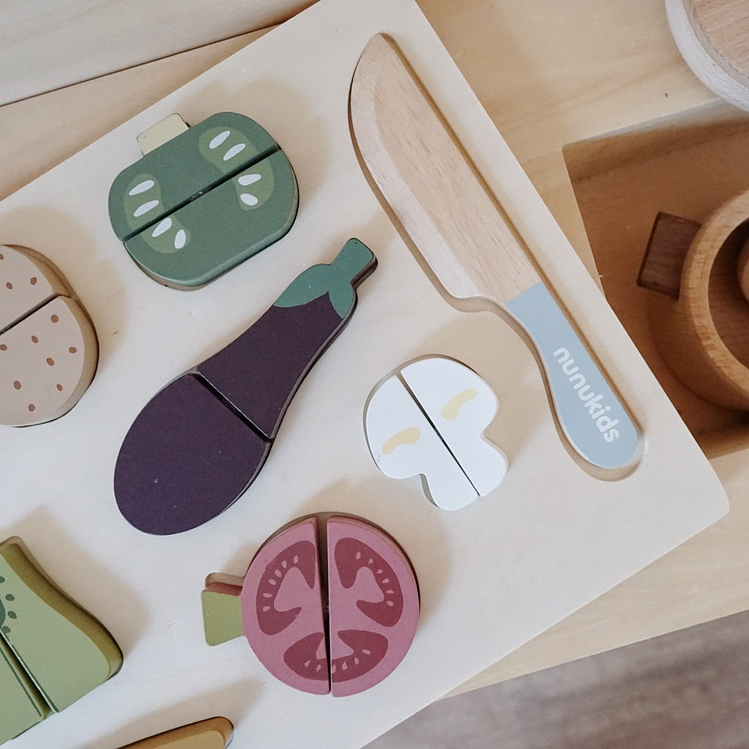Gemüse Schneiden Und Spielen Haus Spielzeug Puzzles Puzzle Holz Spielzeug